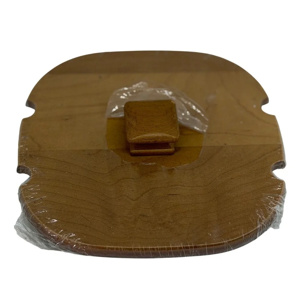 Longaberger Basket Replacement Lid Brown Woodcrafts Tinsel Hardwood Maple 50324
